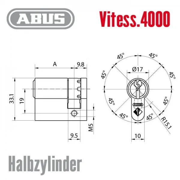 Vitess.4000 Halbzylinder – Bild 2