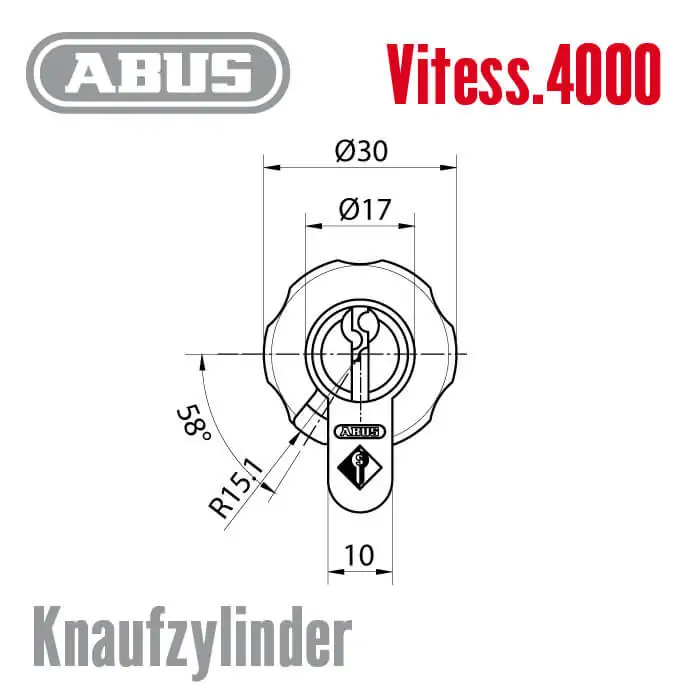 Vitess.4000 Knaufzylinder – Bild 3