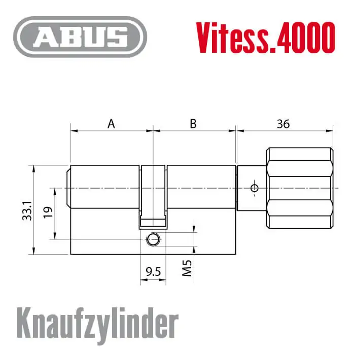 Vitess.4000 Knaufzylinder – Bild 2