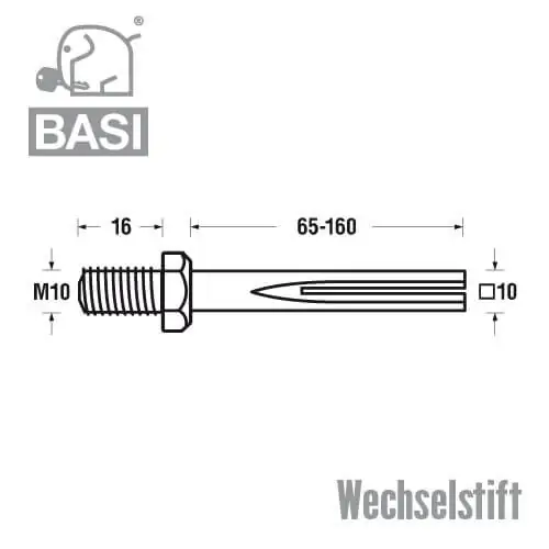 BASI Wechselstift 10 mm – Bild 2