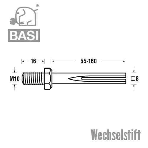 BASI Wechselstift 8 mm – Bild 2