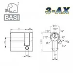 3-AX Halbzylinder – Bild 2