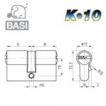 BASI K10 Schließzylinder – Bild 3