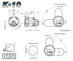 BASI K10 Hebelzylinder – Bild 2