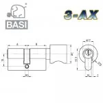 3-AX Knaufzylinder – Bild 2