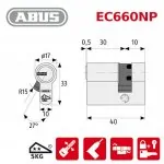 ABUS EC660 Halbzylinder – Bild 2