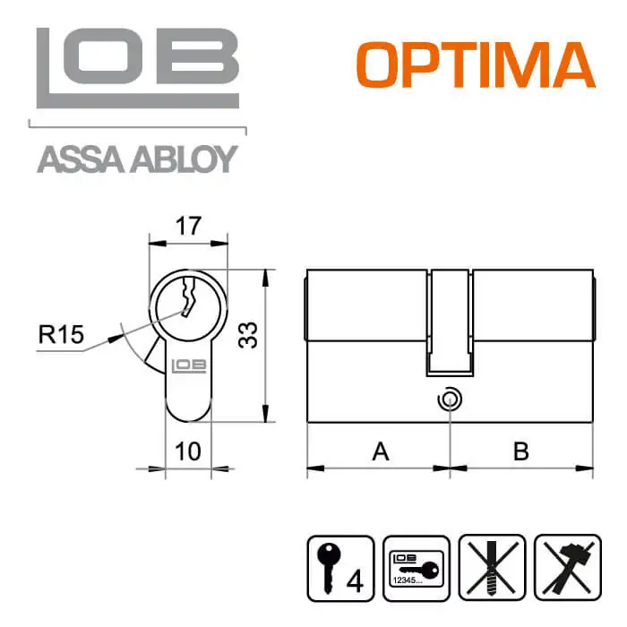 OPTIMA Schließzylinder – Bild 2