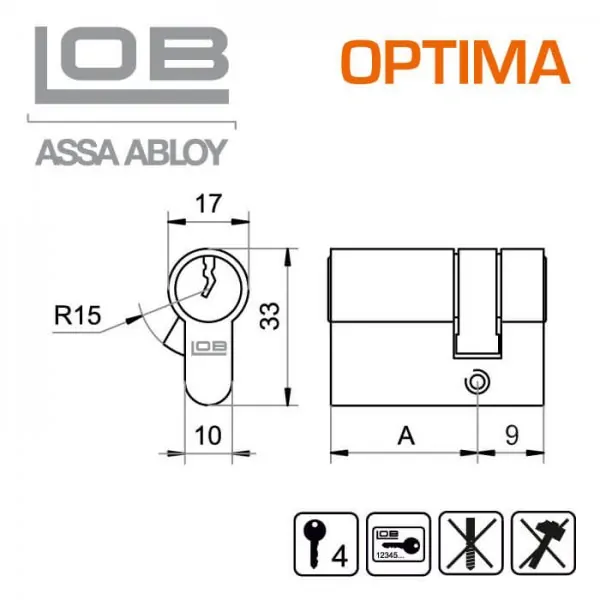 OPTIMA Halbzylinder – Bild 2