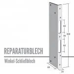 Reparatur-Schließblech