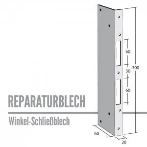 Reparatur-Schließblech