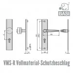 Vollmaterial-Schutzbeschlag VMS-R – Bild 3