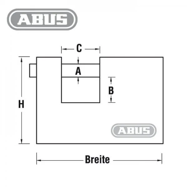 ABUS Vorhangschloss 92/65 – Bild 3