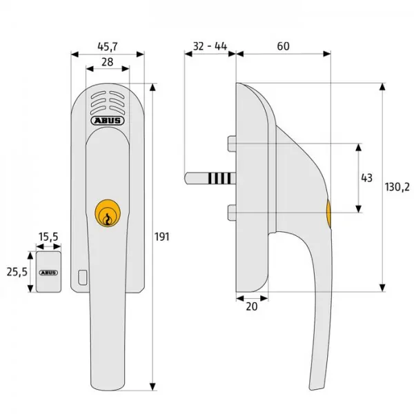 Fenstergriff FG300A – Bild 3