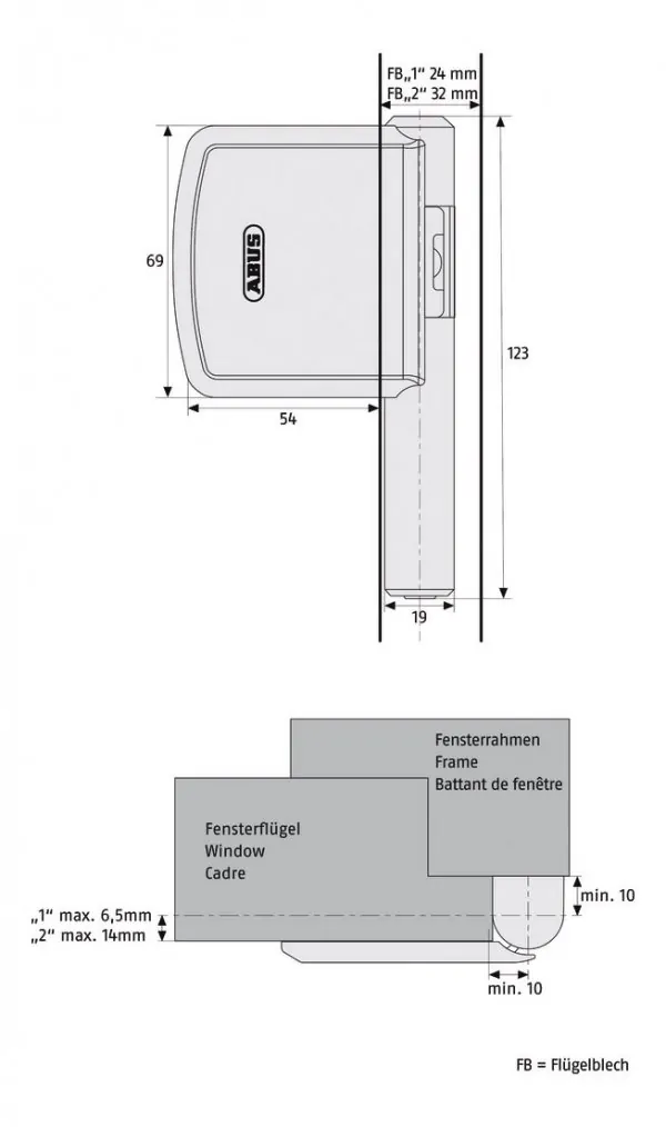 Fensterschloss FAS101 – Bild 3