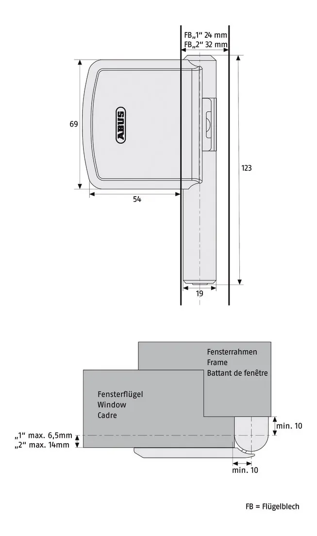 Fensterschloss FAS101 – Bild 3