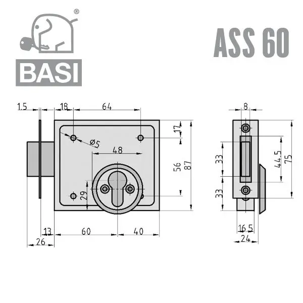 ASS 60 Aufschraubschloss – Bild 2