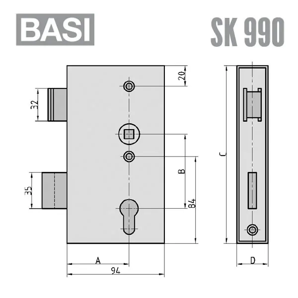 SK990 Schlosskasten PZ – Bild 2
