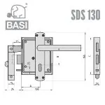 SDS 130 Stumpfdrückerschloss – Bild 2