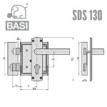 SDS 130S Stumpfdrückerschloss – Bild 2