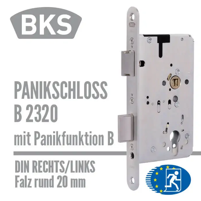 Panikschloss B 2320, Falz rund 20 – Bild 1