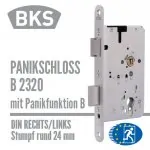 BKS Panikschloss B 2320, Stumpf rund 24