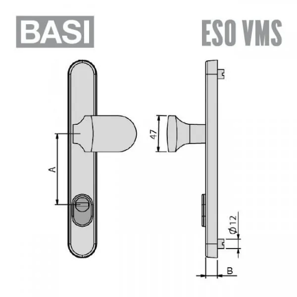 BASI ES0 VMS-S Schutzbeschlag – Bild 2