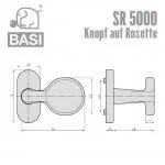 BASI SR 5000 Schmalrahmen-Knopf – Bild 2