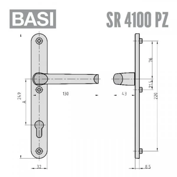 SR 4100 PZ Schild innen – Bild 2
