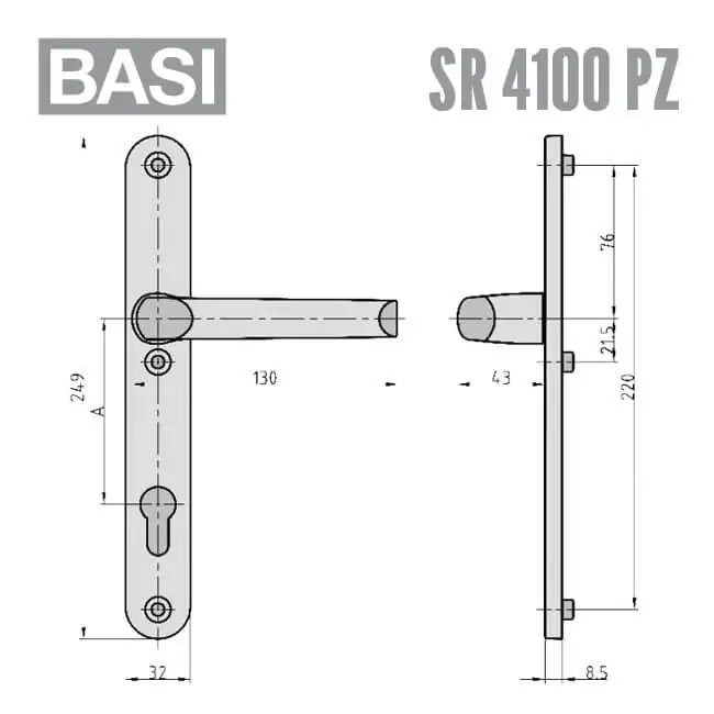 SR 4100 PZ Schild innen – Bild 2