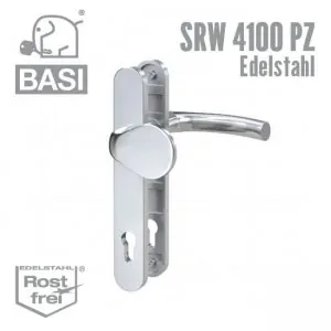 Edelstahl Schmalrahmen-Wechsel-Garnitur