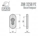 BASI Rosettenpaar ZBR 3250 PZ – Bild 2