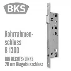 Einsteck-Rohrrahmenschloss