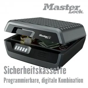 Sicherheitskassette XL Master Lock® mit Zahlenkombination / Code
