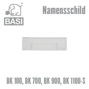 Namensschild BK 100