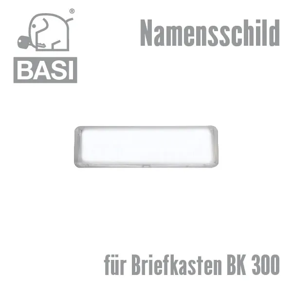 Namensschild BK 300