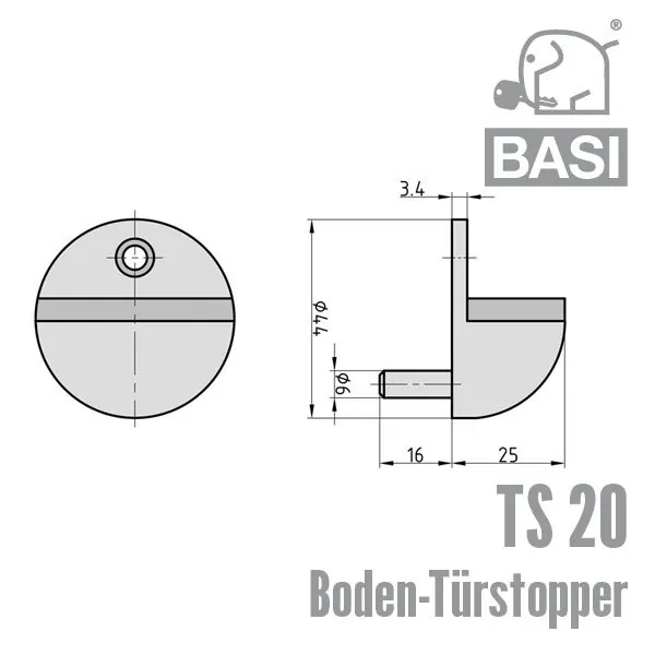 TS 20 Boden-Türstopper – Bild 2