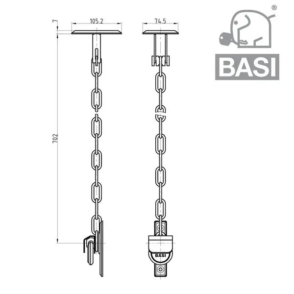 BASI Gitterrostsicherung GS 100 – Bild 2