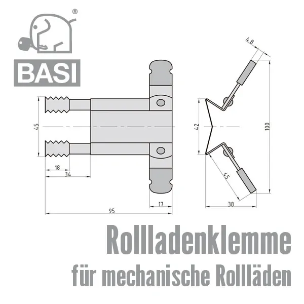 Rollladenklemme RK 100 – Bild 2
