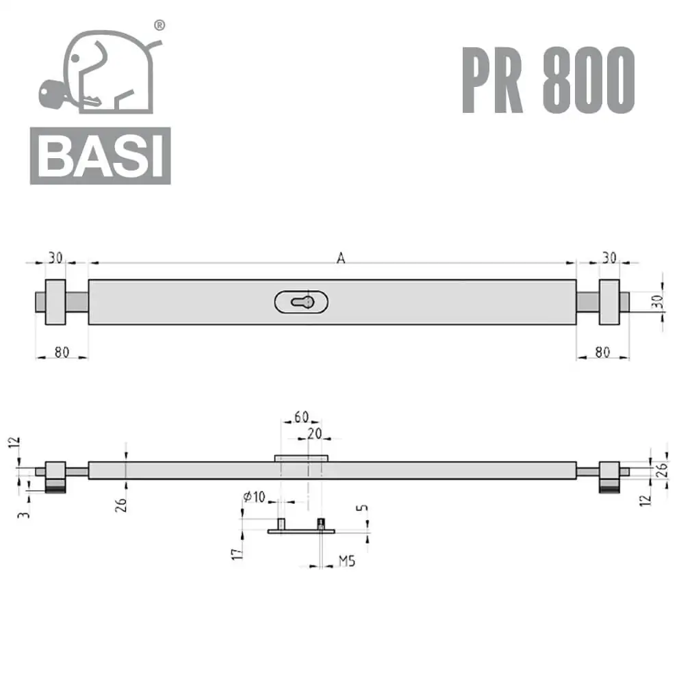 Panzer-Riegelschloss PR 800 – Bild 2