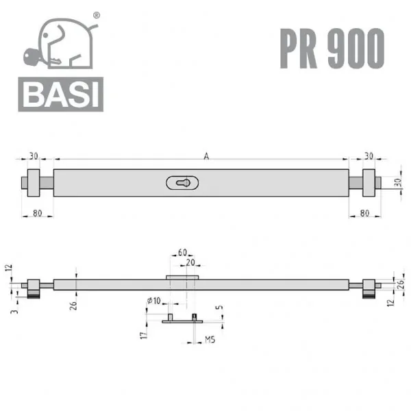 BASI Panzer-Riegelschloss PR 900 – Bild 2
