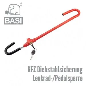 KFZ 100 Lenkrad- Pedalsperre