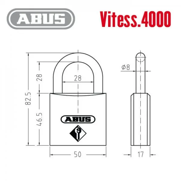 Vitess.4000 Vorhangschloss – Bild 2