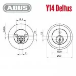 ABUS Y14 Deltus Außenzylinder – Bild 4
