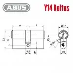 ABUS Y14 Deltus Schließzylinder – Bild 3