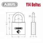 ABUS Y14 Deltus Vorhangschloss – Bild 3