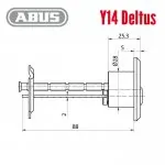 ABUS Y14 Deltus Außenzylinder – Bild 3