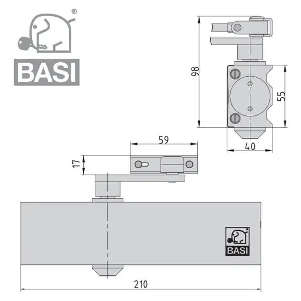 BASI Türschließer TS200 – Bild 2