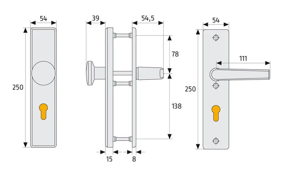 Schutzbeschlag 314/414 – Bild 3