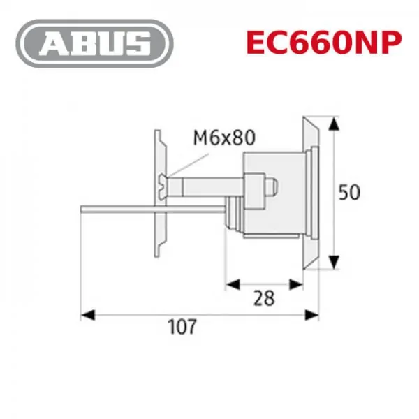 ABUS ECCR690NP Außenzylinder – Bild 2