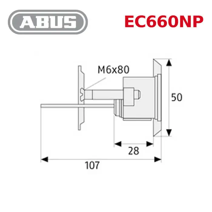 ABUS ECCR690NP Außenzylinder – Bild 2